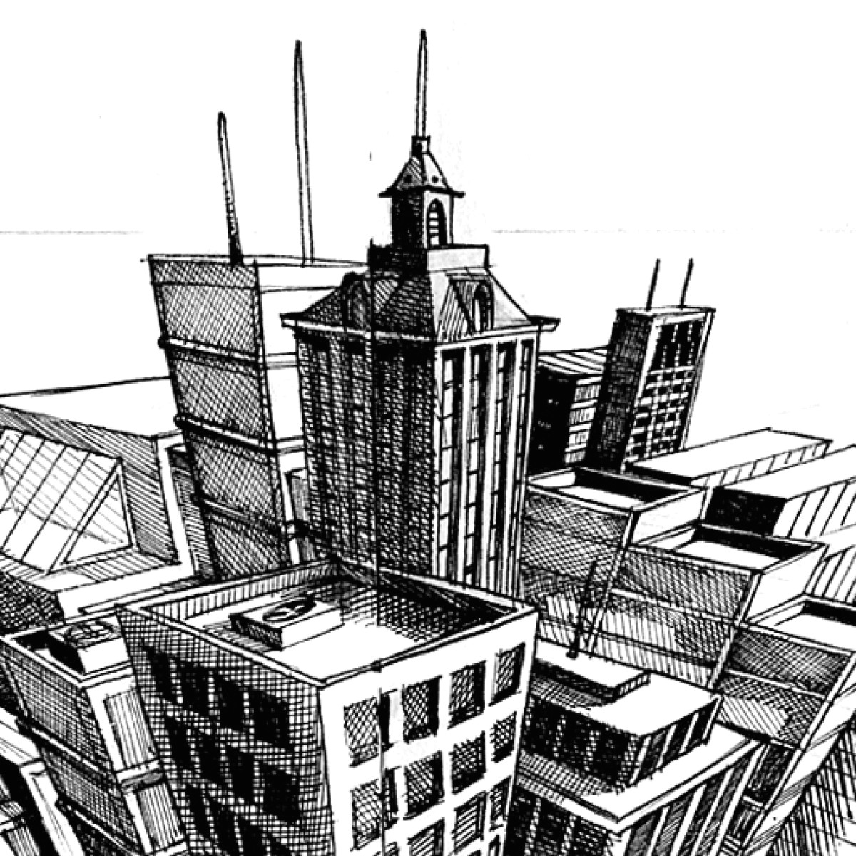0 Point Perspective Drawing A Step by Step Tutorial On the Basics Of Three Point Perspective