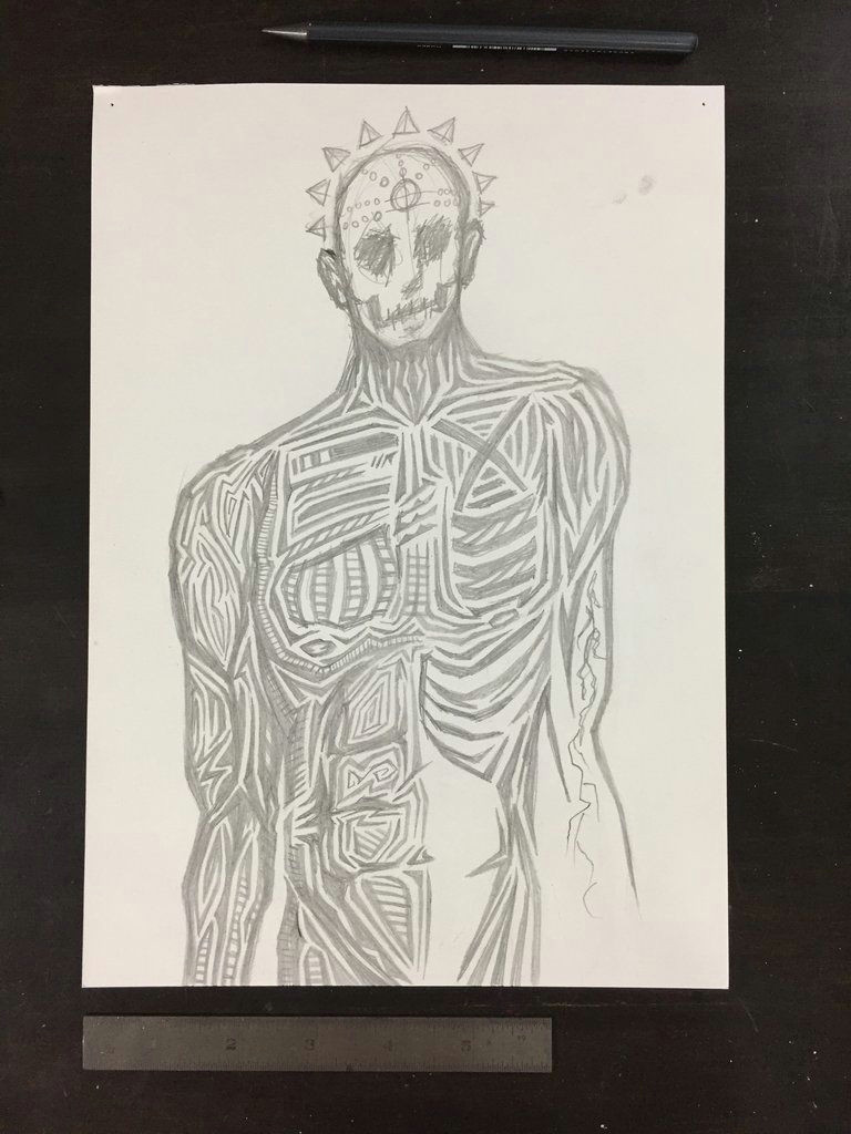 073 Drawing original Drawing 073 Body Energy Sean Martorana 100 00 8 25 X