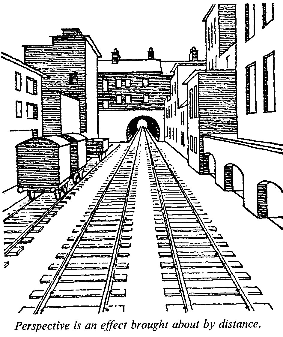 1 Point Perspective Drawing Easy This is A 1 Point Perspective Drawing Of A Train Station This is A