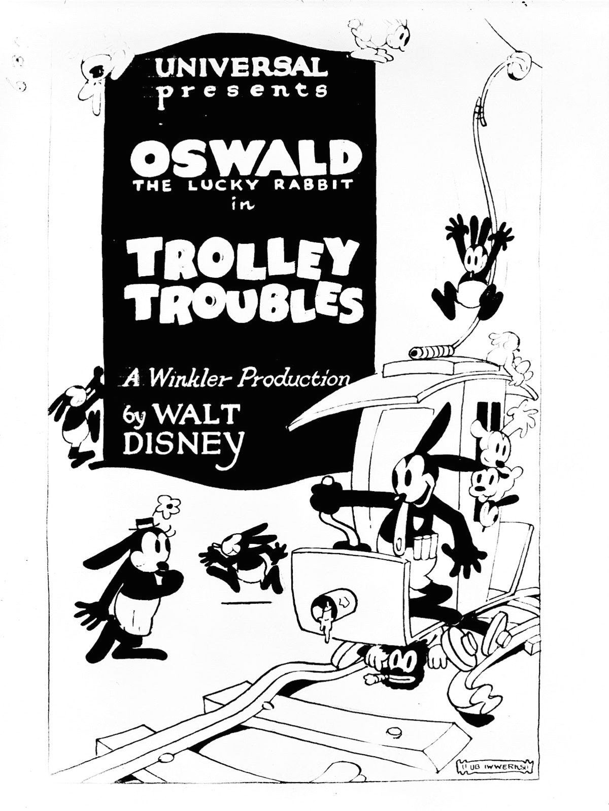 1920s Cartoon Drawing Trolley Troubles Wikipedia