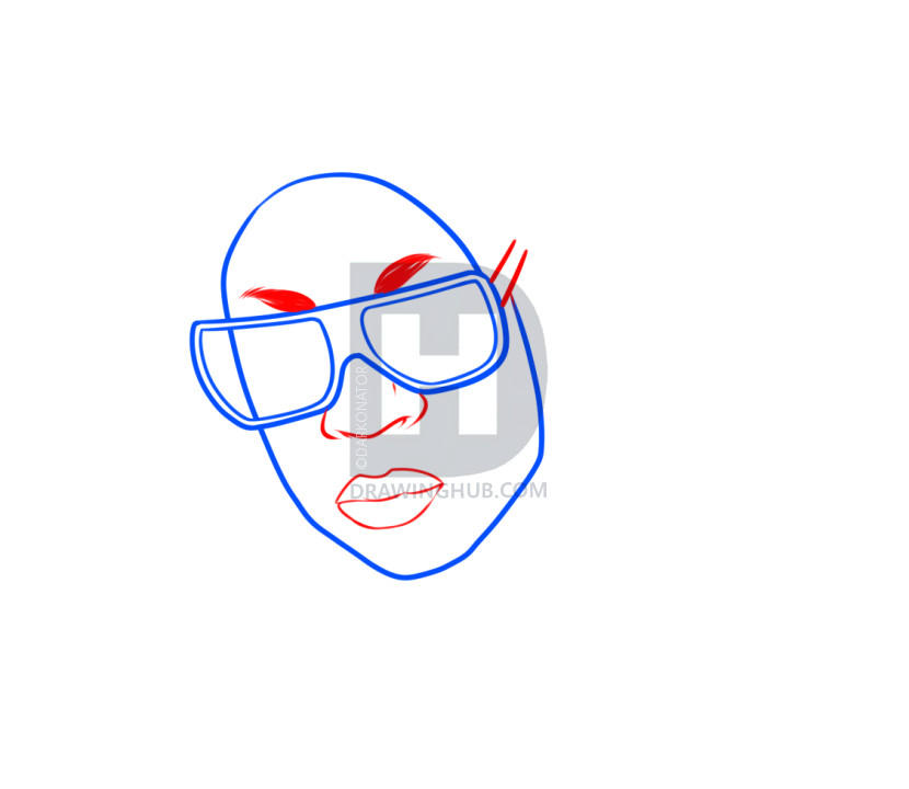 2 Chainz Cartoon Drawing How to Draw 2 Chainz Step by Step Drawing Guide by Darkonator