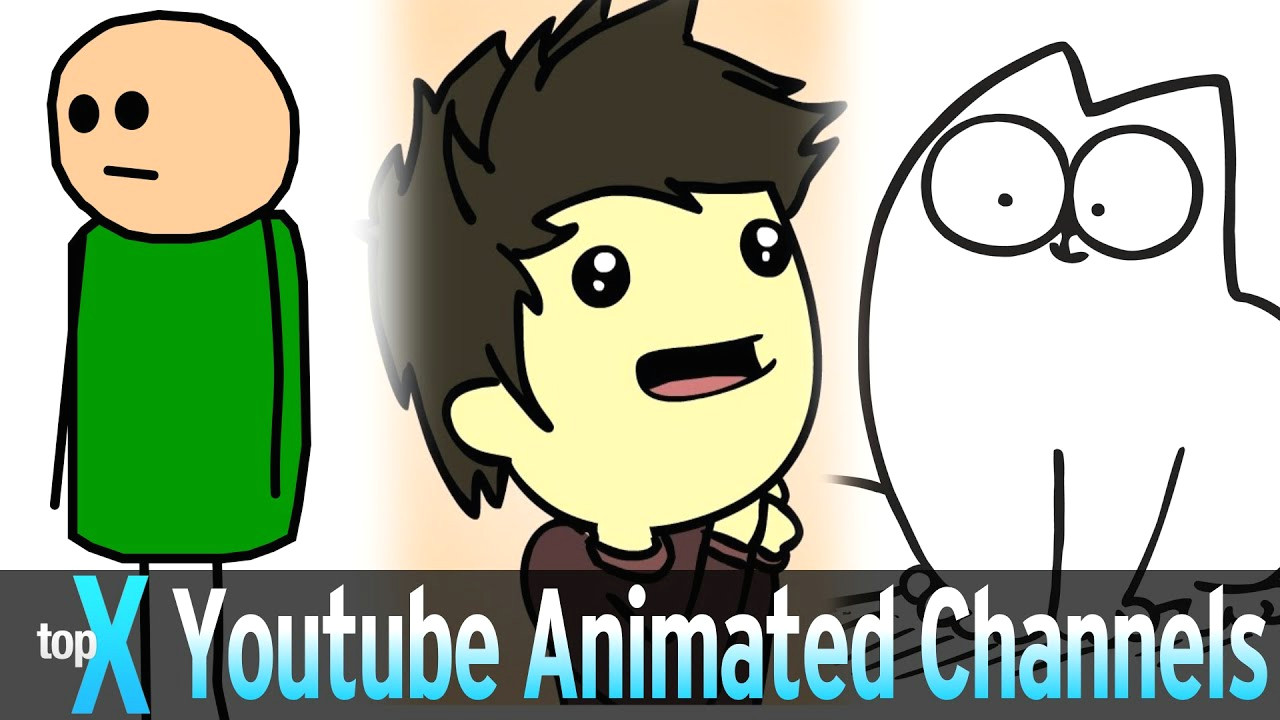 2 Dimensional Cartoon Drawing top 10 Youtube Animated Channels topx Ep 28 Youtube