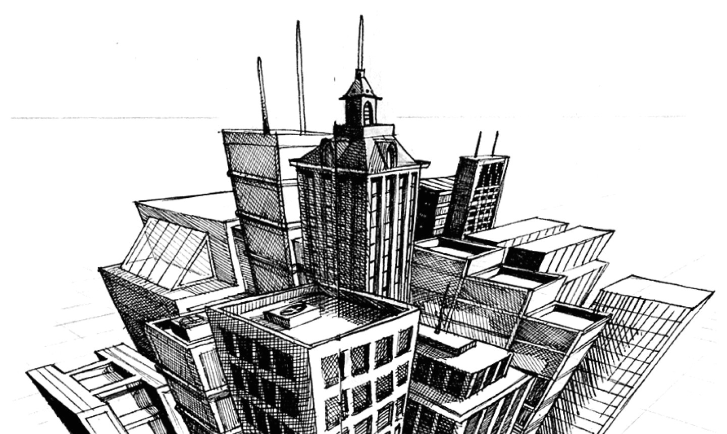 2 Drawings In 1 A Step by Step Tutorial On the Basics Of Three Point Perspective