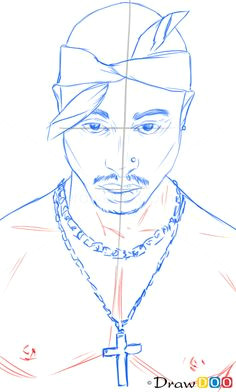 2pac Drawings Easy How to Draw Tupac Shakur Famous Singers Art and Music Drawings