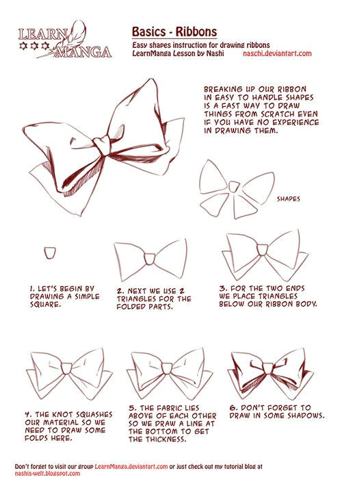 3 Drawing Techniques Ribbons and Skirts Clothing Feminine Clothing Styles Pinterest