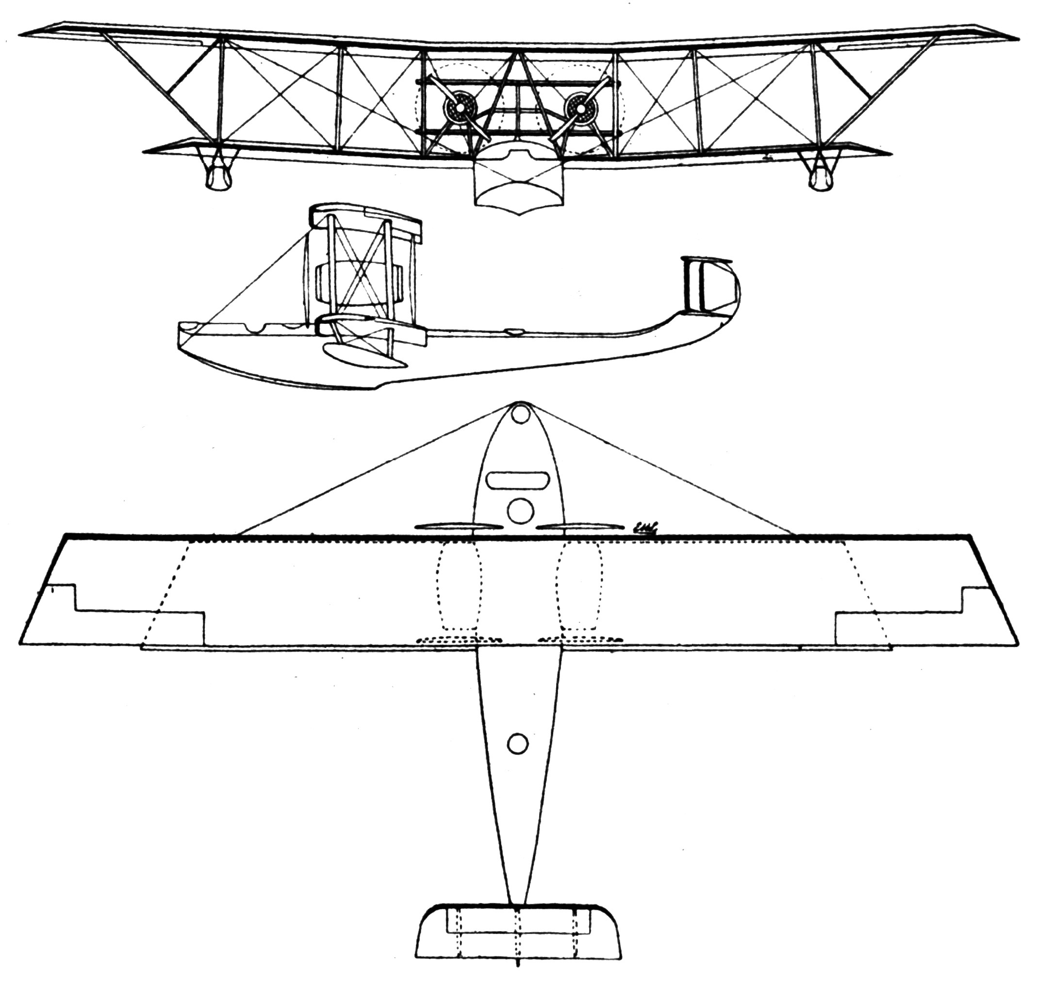 3 Drawing Views File Latham Hb 5 3 View Les Ailes July 28 1921 Png Wikipedia