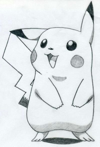 3 Easy Simple Drawings How to Draw Pikachu 3 In 2019 Drawings Pencil Drawings Easy