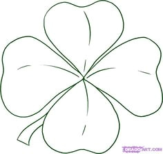 4 Leaf Clover Drawing Easy 219 Best Four Leaf Clover Images In 2019 Four Leaf Clover