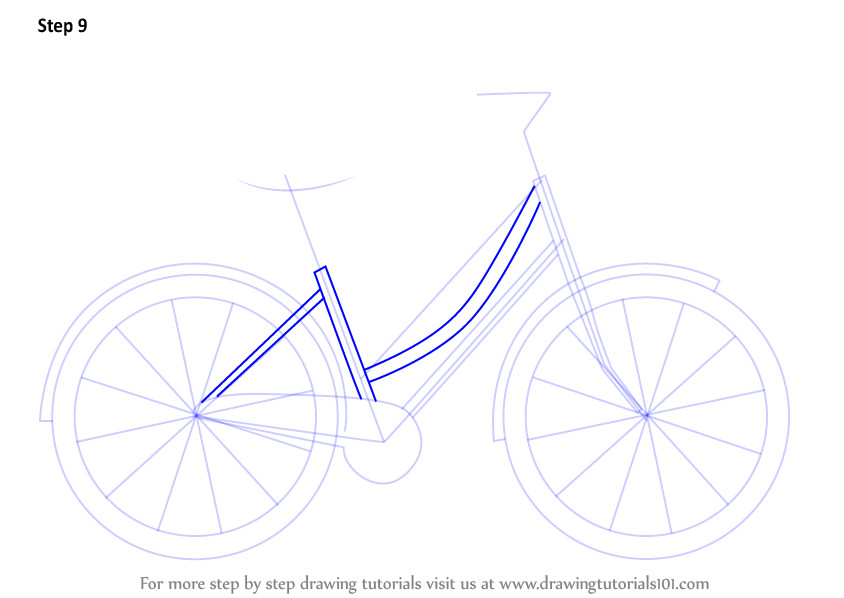 4 Wheeler Easy Drawing Learn How to Draw A Cute Bicycle Two Wheelers Step by Step