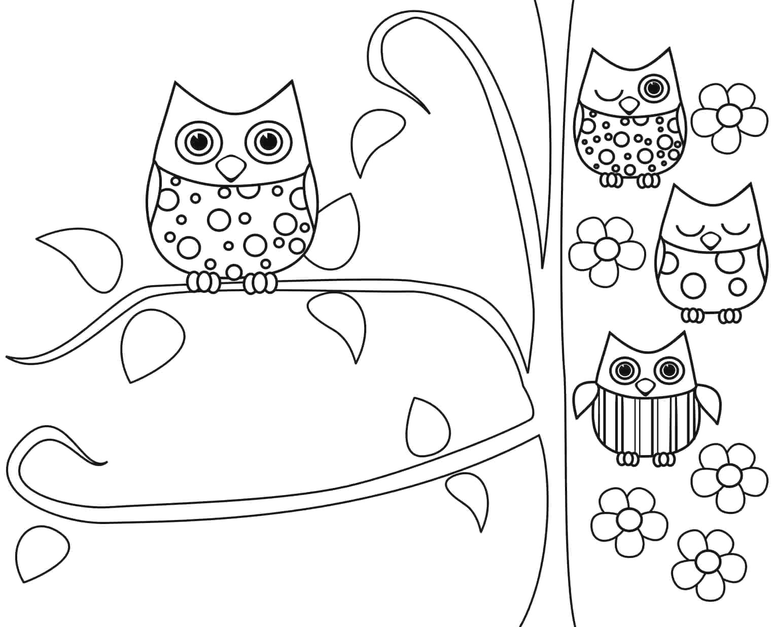 5 Cartoon Drawings Printable Coloring Pages Owls Fresh Free Owl Elegant Cds 0d 5