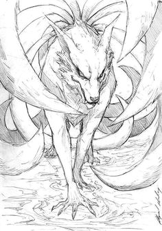 9 Tails Drawing 30 Best Naruto 9 Tails Images Anime Naruto Manga Anime Anime Art