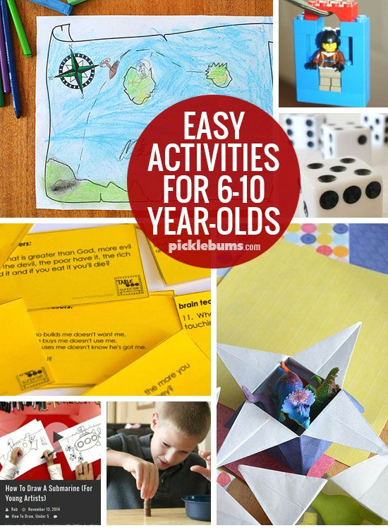 9 Year Old Drawing Ideas Ten Easy Activities for 6 10 Year Olds Fun Activities to Do with