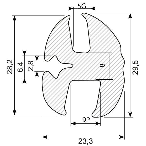 9mm Drawing Scheuerleistenprofile 9mm Pl 5mm Gl Neu Waterloft European