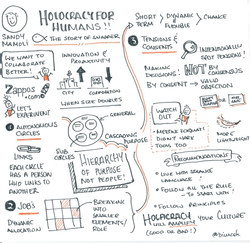 A Drawing Error Occurred Holacracy for Humans with Sandy Mamoli