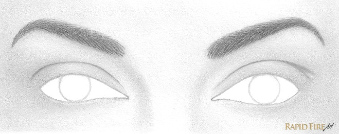A Drawing Of A Closed Eye How to Draw A Pair Of Realistic Eyes Rapidfireart