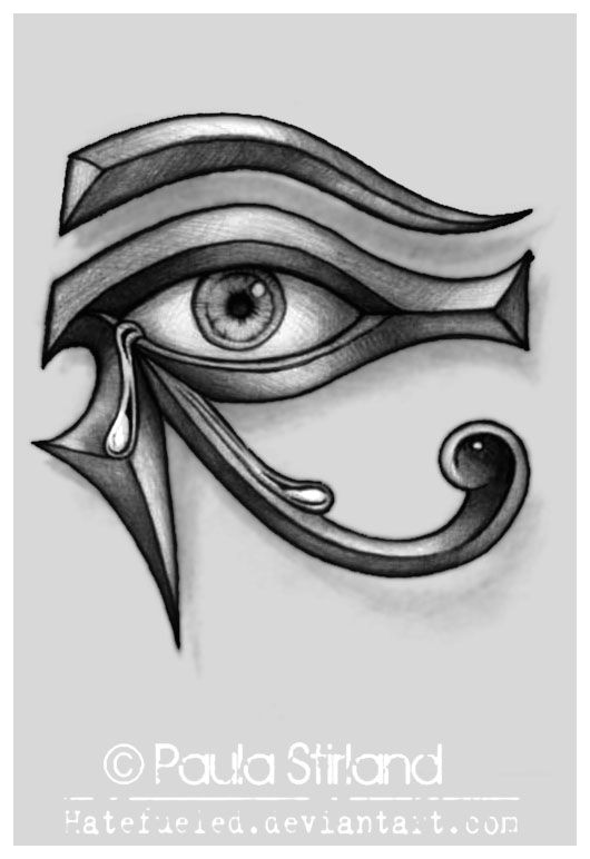 A Drawing Of An Eye Crying Crying Eye Of Ra by Hatefueled Deviantart Com On Deviantart