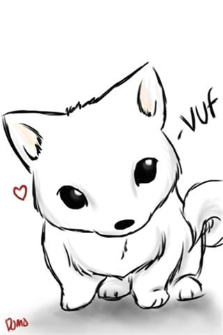 Anime Dogs Drawing Easy How to Draw Dog Chibi My Dog Chibi 48035 Apple iPhone iPod