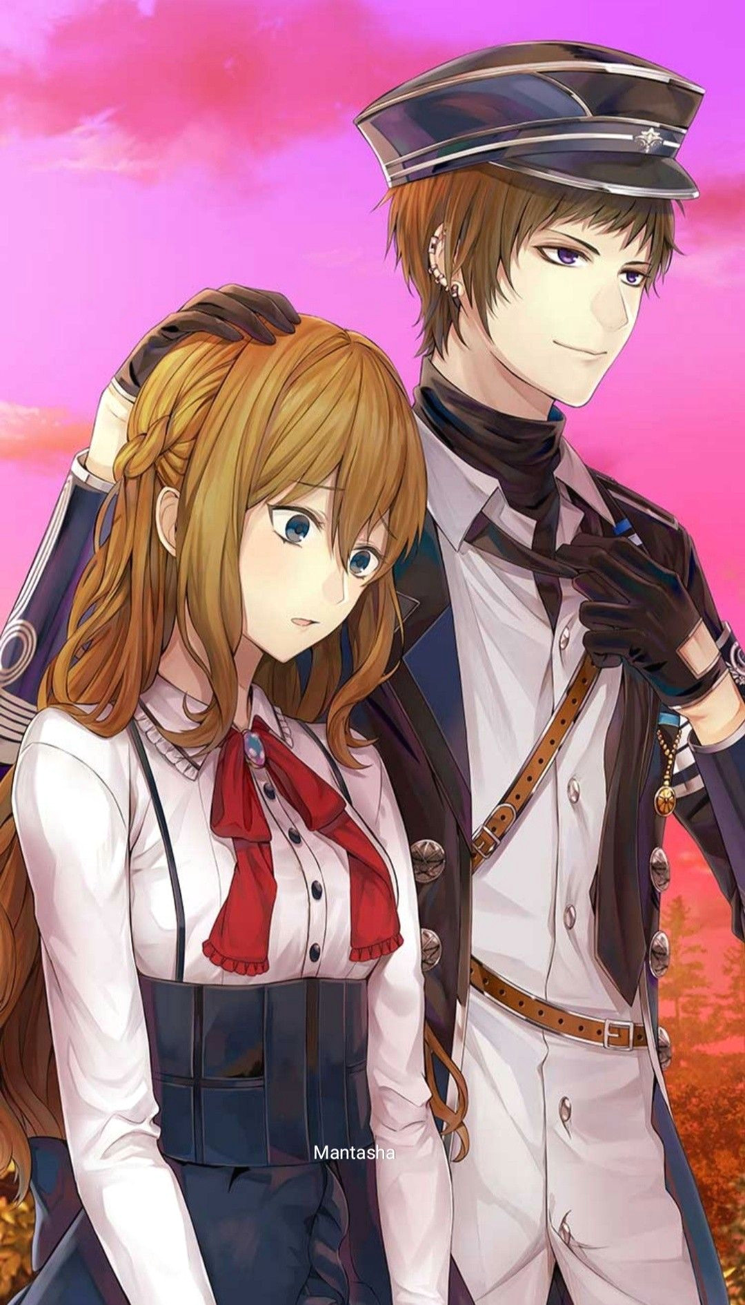 Anime Drawing A Revolution Ikemen Revolution Anime Couple Anime Boy Anime Girl Cybird Otome