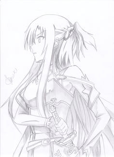 Anime Drawing Kirito 701 Best asuna Images Kirito asuna Online Art Manga Anime