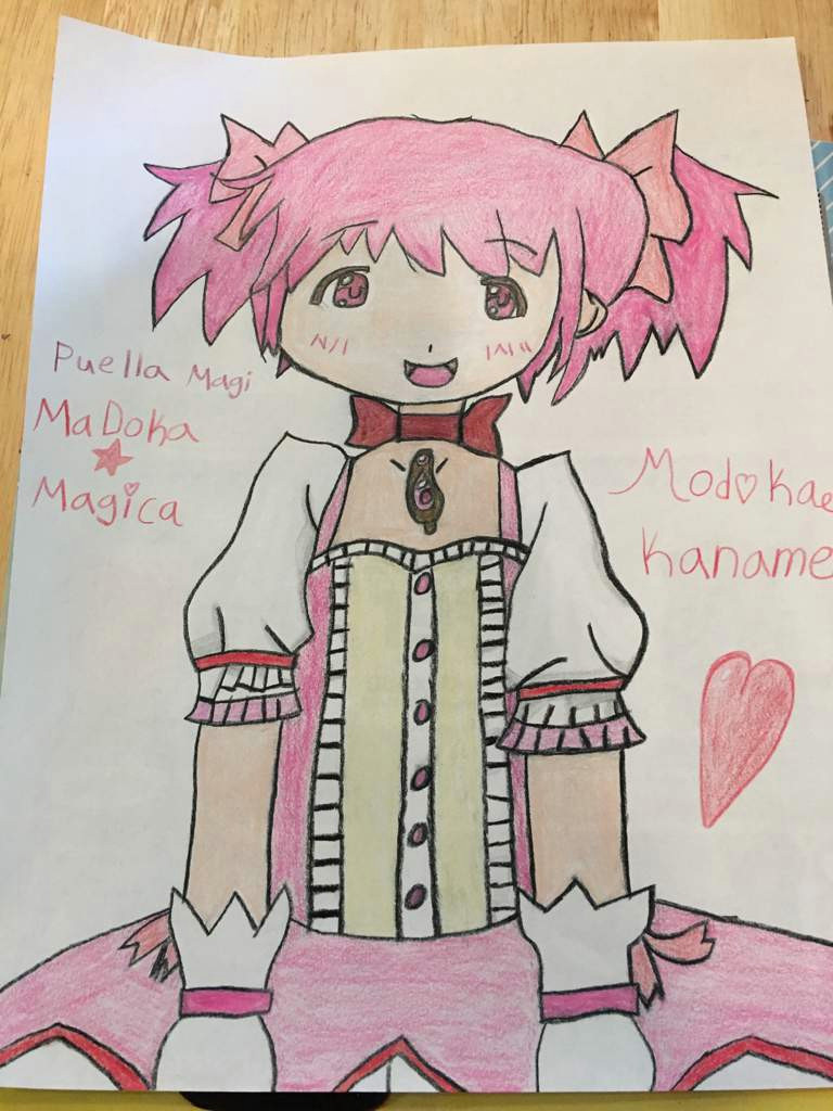 Anime Drawing Names Madoka Kaname Drawing Anime Amino