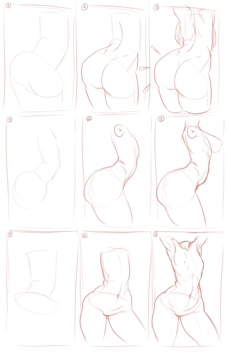 Anime Drawing Tutorial Deviantart Three Steps to Beautiful Hips by Oliverbarraza On Deviantart Art