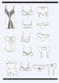 Anime Drawing Underwear 19 Best Bra Panty Illustration Images Sketches Drawings