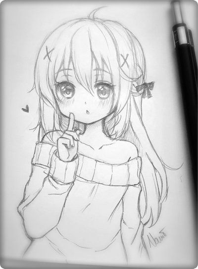 Anime Drawing Using Pencil Happy Holiday S by Xnamii On Deviantart Manga and Anime