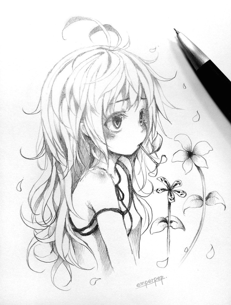 Anime Drawing without Color Lamy 2000 Drawing No 2 by Emperpep Liked Pen and Ink Drawings