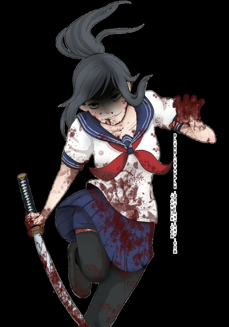 Anime Drawing Yandere Simulator Fanart Ayano Aishi by Blueblurapple Deviantart Com On Deviantart