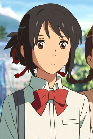 Anime Drawing Your Name Mitsuha Miyamizu Anime Kimi No Na Wa Kimi No Na Anime