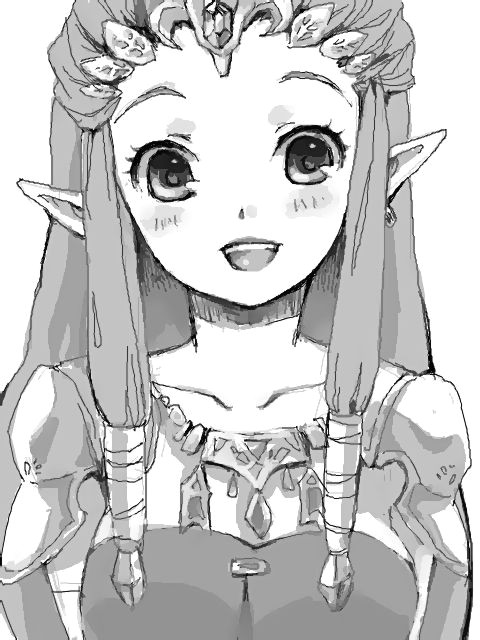 Anime Drawing Zelda Pin Od Poua A Vatea A Zelda Net Na Nastenke Zelda Black White Pinterest