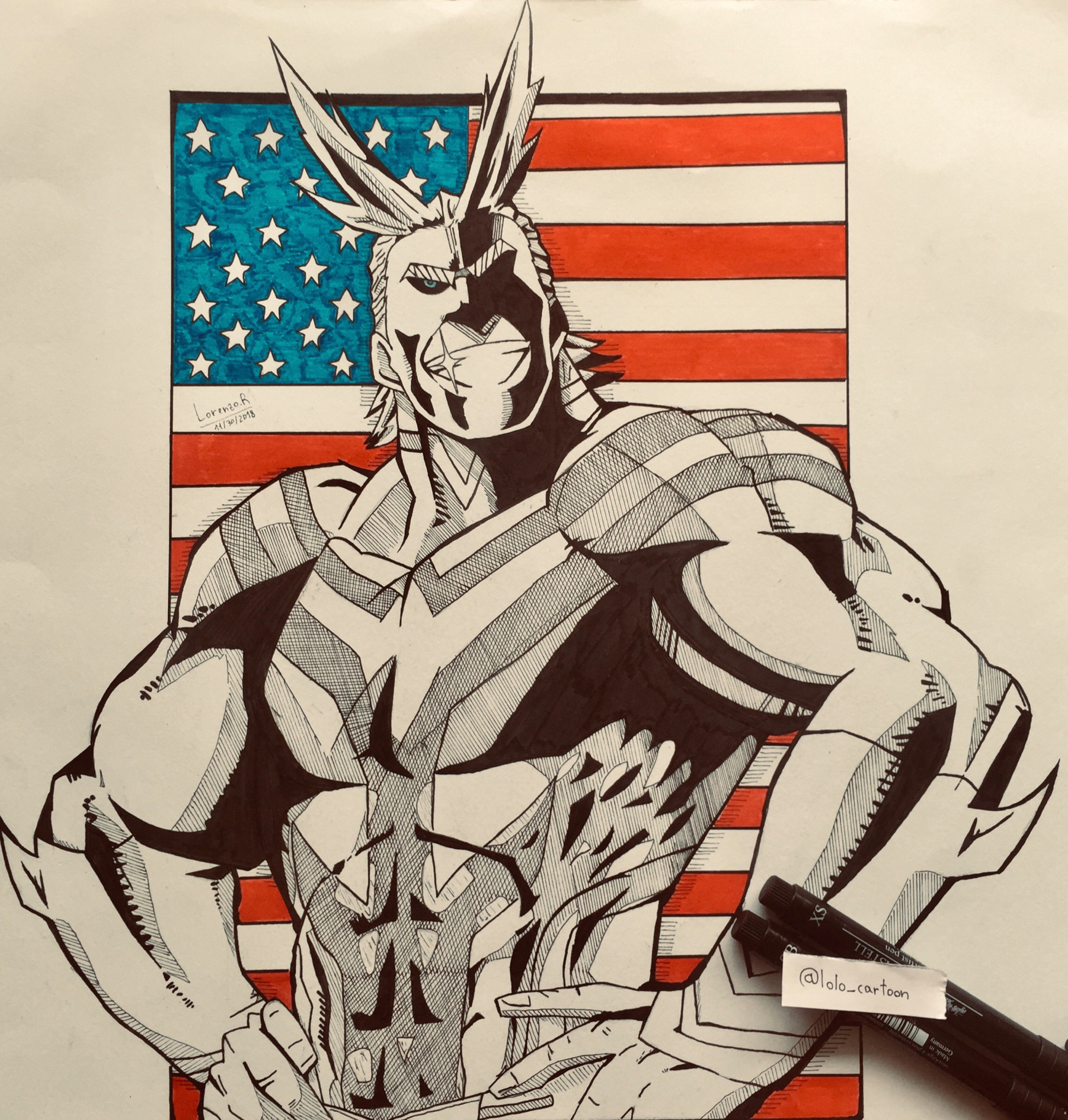Anime Juicy Drawing All Might Leave Your Opinion Album On Imgur