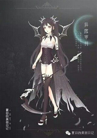 Anime Queen Drawing Manga Girl Dark Queen Outfit Drawn Outfit Anime Character