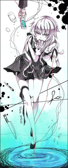 Anime Yuno Drawing 215 Best Yuno Gasai Images Mirai Nikki Future Diary Yuno Mirai