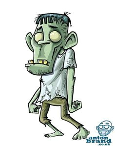 Anime Zombie Drawing 90 Best Zombie Cartoon Images Drawings Monster Illustration