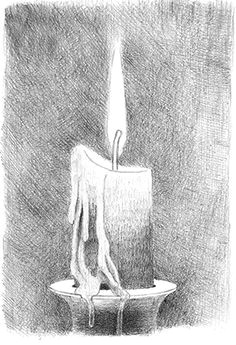 B Drawing Pencil Idiots Guide On How to Draw A Candle and Flame Art Drawing