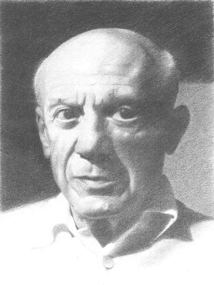 B Drawing Size Picasso A4 Size Pencil Only 6b On Paper Photo Reference Lucien
