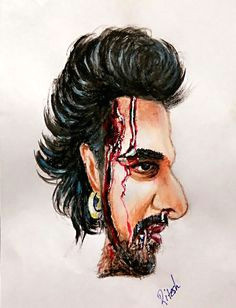 Bahubali 2 Drawings Easy 22 Best Bahubali 2 Drawing Prabhas Anushka Shetty Images 3d