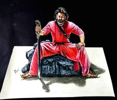 Bahubali 2 Drawings Easy 22 Best Bahubali 2 Drawing Prabhas Anushka Shetty Images 3d