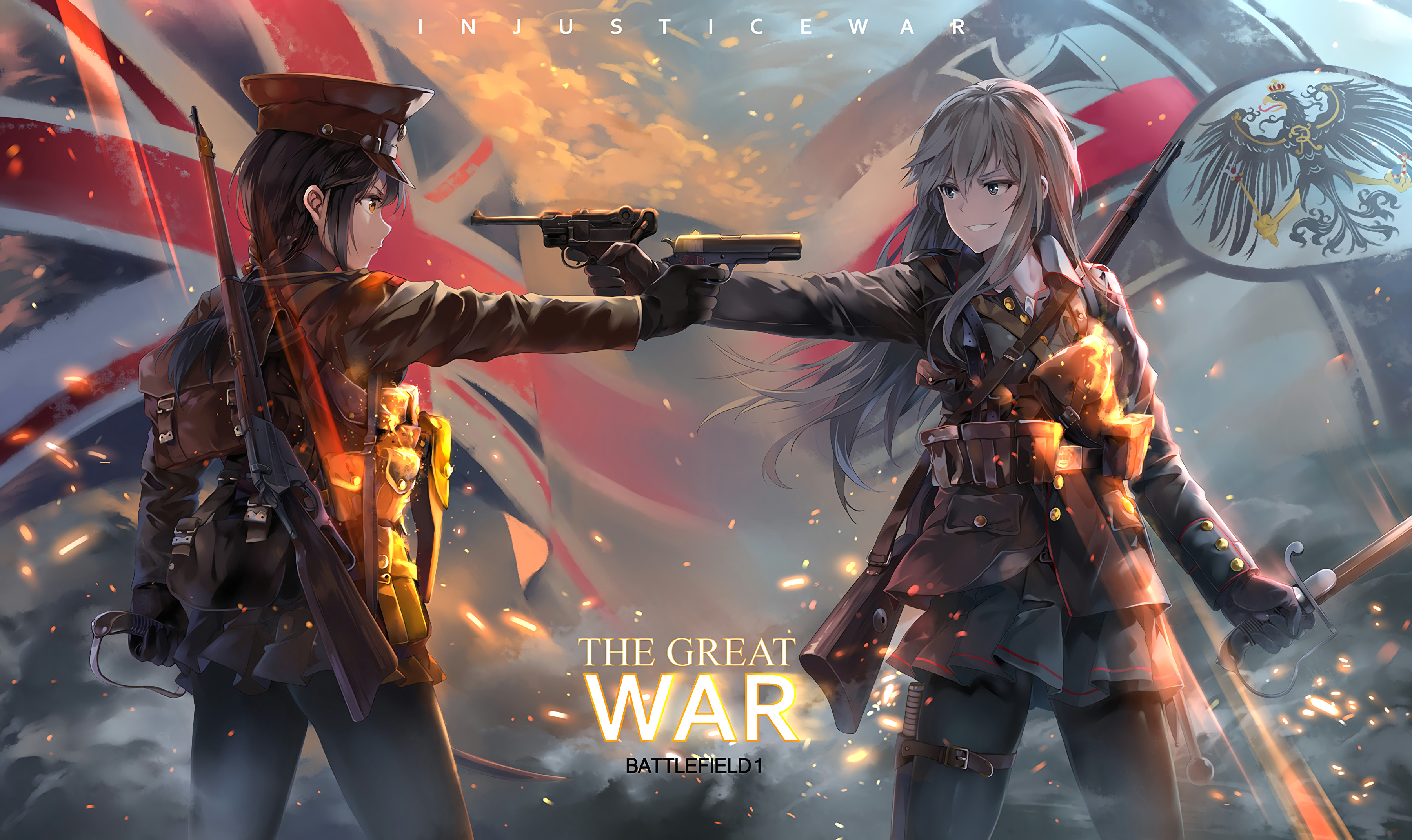 Battlefield 1 Drawing Easy Anime 3600×2142 Anime Anime Girls Battlefield Battlefield 1 Uniform