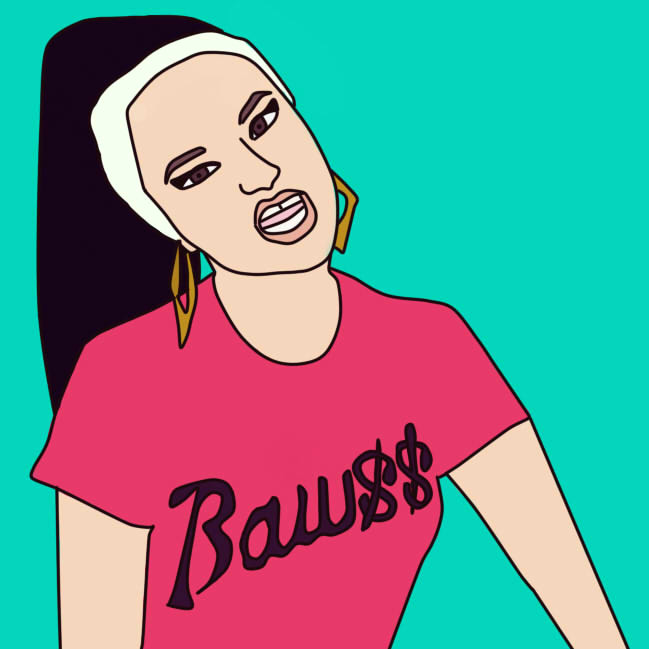 Becky G Cartoon Drawing Becky G Wallpaper for Kik Wallpapersafari