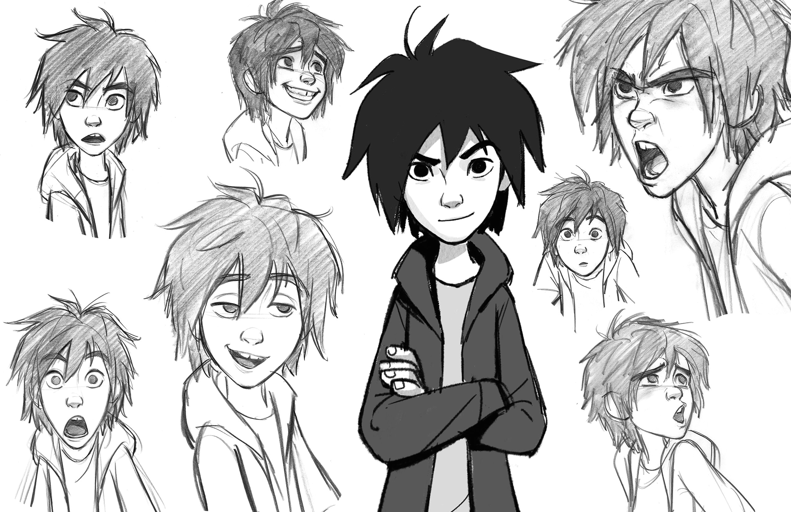 Big Hero 6 Cartoon Drawing Hiro Hamada In Big Hero 6 Concept Art Big Hero 6 Big Hero 6