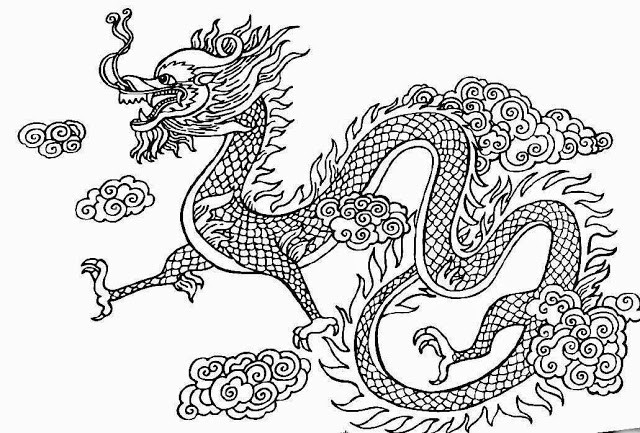 Black Line Drawings Of Dragons the Helpful Art Teacher Dragons Of Ancient China