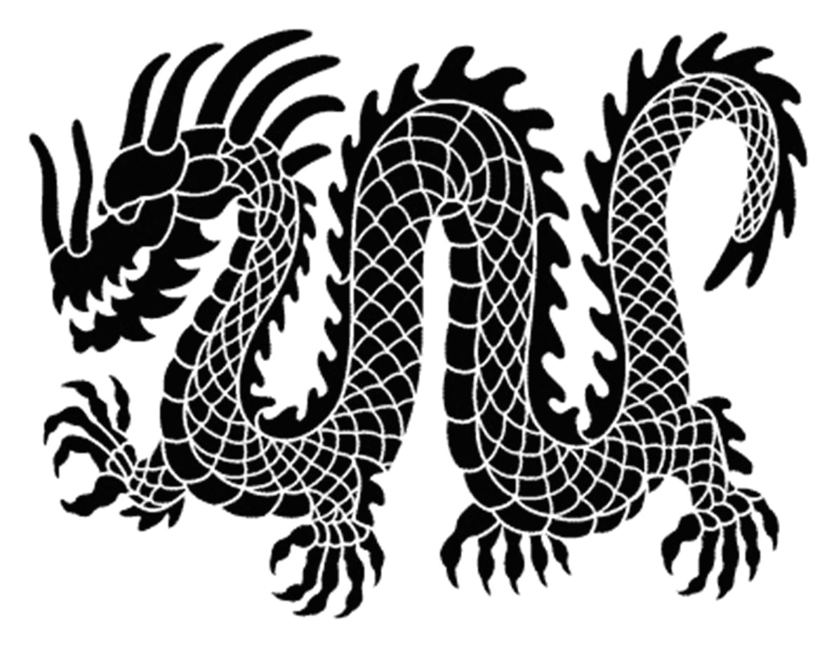 Black Line Drawings Of Dragons Welcome Dragon Black White Simple Line Drawing