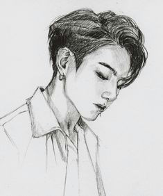 Bts Drawing Easy Jungkook 1252 Best A Bts Drawingsa Images In 2019 Draw Bts Boys Drawing
