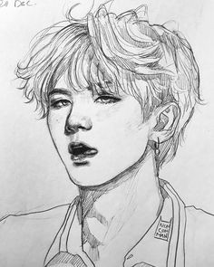 Bts V Drawing Cute 1252 Best A Bts Drawingsa Images In 2019 Draw Bts Boys Drawing