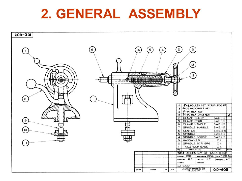 C Clamp Drawing Working Drawing Ppt Video Online Download