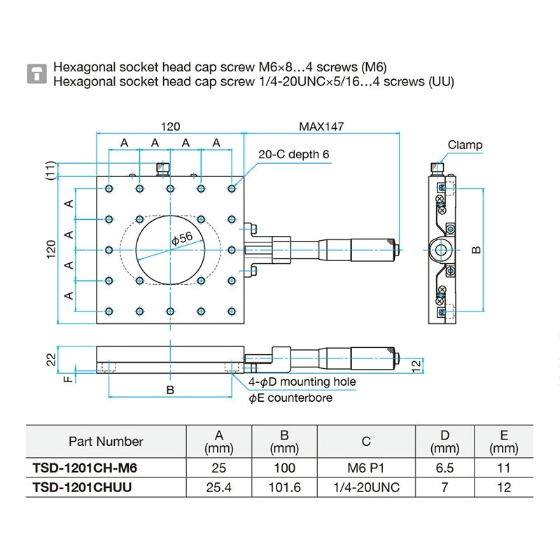 C Clamp Drawing X Achse X 20mm Delta 0 5aµm F 686n Laser 2000