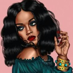 Cardi B Cartoon Drawing 190 Best A Ai Ri Ti Images Drawings Afro Art Black Girl Art