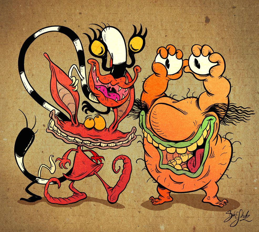 Cartoon Drawing 90s Aaaah Real Monsters Television Pinterest Real Monsters Real